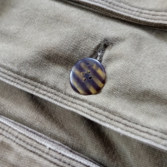 Vintage J.  Crew Oversized Military Cargo Barn Jacket - Picture 5 of 7